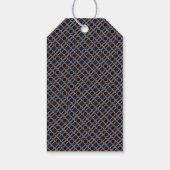 トレンディー幾何学模様モダン、誕生日パーティー ギフトタグ (裏面)