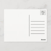 トレンディー幾何学模様、誕生日ありがとう ポストカード (裏面)