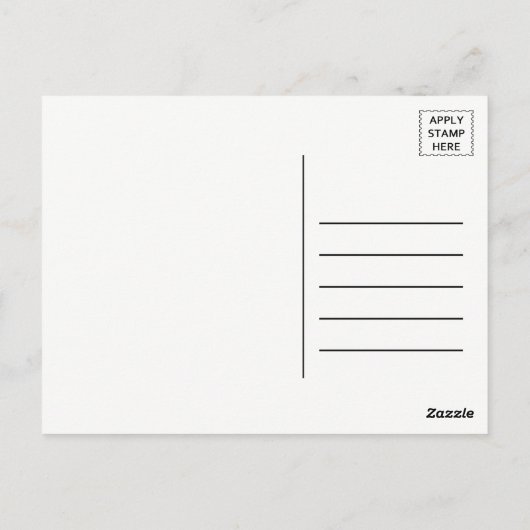 トレンディー幾何学模様、誕生日ありがとう ポストカード (裏面)