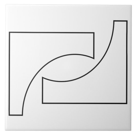 トレンディー幾何学的パターン タイル (正面)