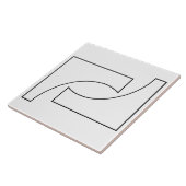 トレンディー幾何学的パターン タイル (側面)