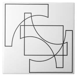 トレンディー幾何学的パターン タイル