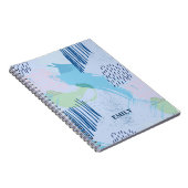 トレンディー幾何学的パターン ノートブック (右側)