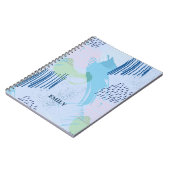 トレンディー幾何学的パターン ノートブック (左側)