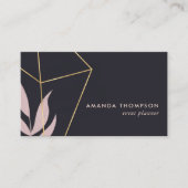 トレンディー幾何学的ブラシストロークのコラージビジネスCa 名刺 (正面)