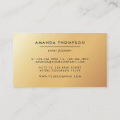 トレンディー幾何学的ブラシストロークのコラージビジネスCa 名刺 (裏面)