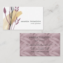 トレンディー幾何学的ブラシストロークのコラージュ 名刺