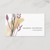 トレンディー幾何学的ブラシストロークのコラージュ 名刺 (正面)