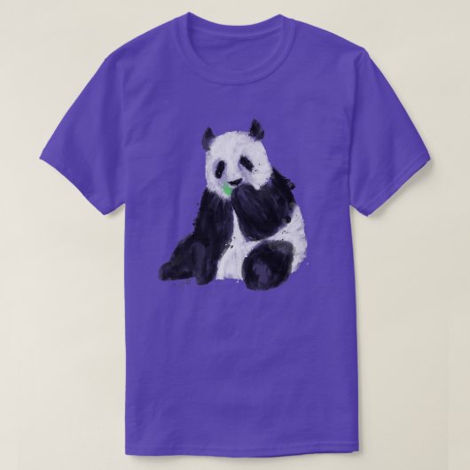 トレンディー座りパンダベア絵画ズプレミアム Tシャツ (デザイン正面)