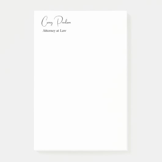 トレンディー弁護士ユニーク特殊 ポストイット (正面)