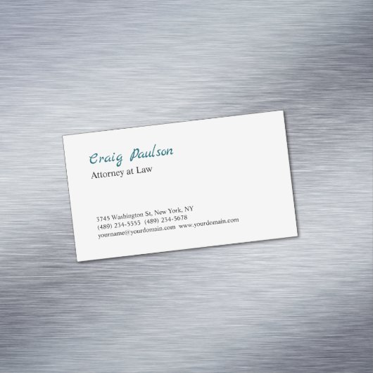 トレンディー弁護士ユニーク特殊 マグネット名刺 (インサイチュ)