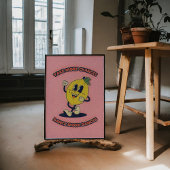 トレンディー引用文ピンクウォールアートポスター ポスター