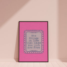 トレンディー引用文ポスター付きレトロビデオ ポスター