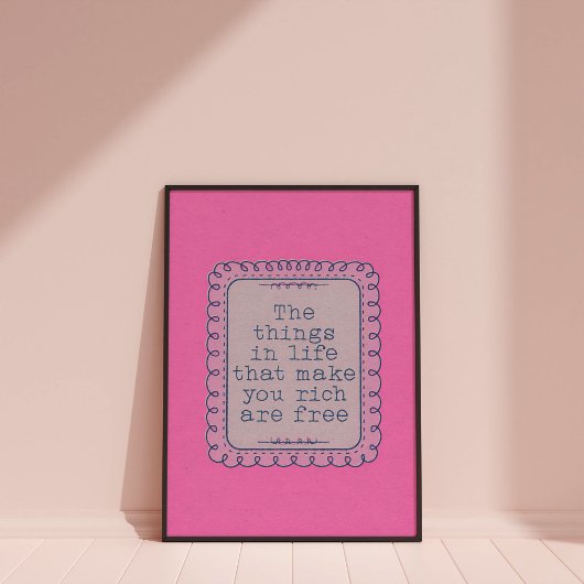 トレンディー引用文ポスター付きレトロビデオ ポスター