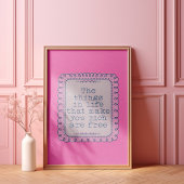 トレンディー引用文ポスター付きレトロビデオ ポスター