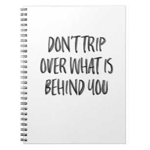 トレンディー感動的動機引用文白黒 ノートブック