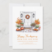 トレンディー感謝感動的アナウンスメントカード シーズンカード (正面)