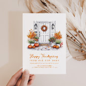 トレンディー感謝感動的アナウンスメントカード シーズンカード