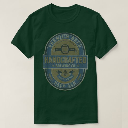 トレンディー手作りビアレ淡い色のール Tシャツ (デザイン正面)