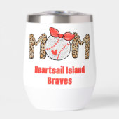 トレンディー手描き野球ママパーソナライズされた (正面)