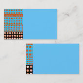 トレンディー抽象芸術アート付き名刺テンプレート 名刺 (正面/裏面)