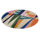 トレンディー抽象芸術カラフル：手書き。 カッティングボード (角)