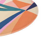 トレンディー抽象芸術カラフル：手書き。 カッティングボード (角)