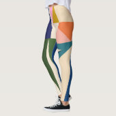 トレンディー抽象芸術カラフル：手書き。 レギンス (左)