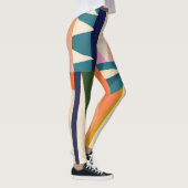 トレンディー抽象芸術カラフル：手書き。 レギンス (右)