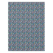 トレンディー抽象芸術ジオメトリックストーンテラッツォ テーブルクロス (正面)