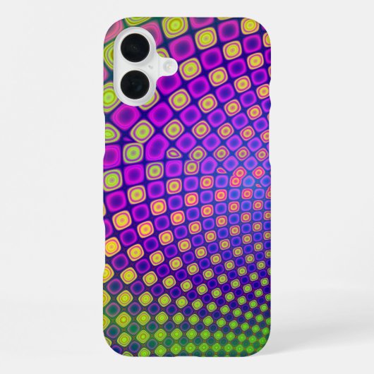 トレンディー抽象芸術パターンiPhoneケース iPhoneケース (裏面)