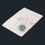 トレンディー抽象芸術ピンク金ゴールドの形状パーソナライズされた iPad PROカバー<br><div class="desc">デザインはモダン抽象芸術レインボーなどの形状をピン、金ゴールド、ティール（緑がかった色）グリーンに備えている。選択カスタマイズの名前を簡単に。あらゆるフェミニン大事な行事のための非常にギフトアイディア。</div>