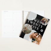 トレンディー抽象芸術フォトコラージュ2025 プランナー手帳 (ディスプレー)