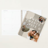 トレンディー抽象芸術フォトコラージュ2025 プランナー手帳 (ディスプレー)