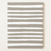 トレンディー抽象芸術フォトコラージュ2025 プランナー手帳 (裏面)