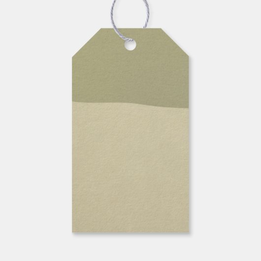 トレンディー抽象芸術ミニマリストホームメイドビジネス ギフトタグ (裏面)