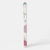 トレンディー抽象芸術女性ラインアートiPhoneケース iPhoneケース (左側面)