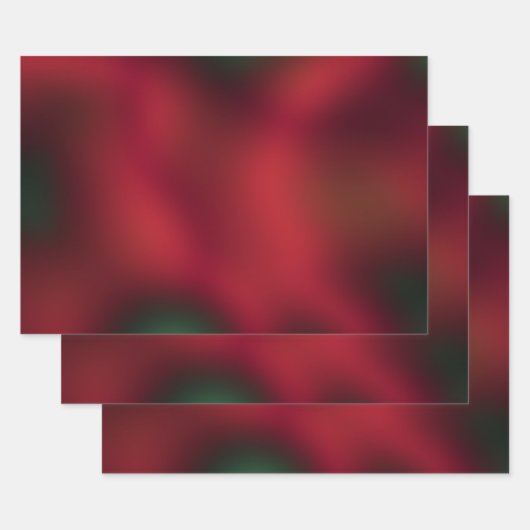 トレンディー抽象芸術背景セット3 ラッピングペーパーシート (セット)