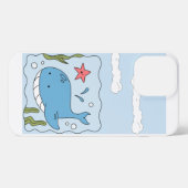 トレンディー抽象芸術 iPhoneケース (裏面横)