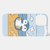 トレンディー抽象芸術 iPhoneケース (裏面横)