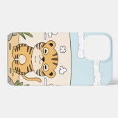 トレンディー抽象芸術 iPhoneケース (裏面横)