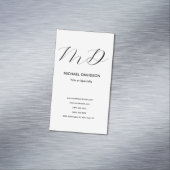 トレンディー推奨ミニマルモダンリストプレーン マグネット名刺 (インサイチュ)