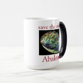 トレンディー救ザホワイトアワビ引用文 モーフィングマグカップ (正面右)