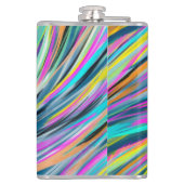 トレンディー数々のカラーのネオンモノグラサイケデリックム フラスク (裏面)