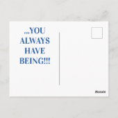 トレンディー数々のカラー公式10代の若者第13誕生日 ポストカード (裏面)