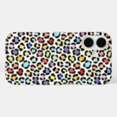 トレンディー数々のカラーLeopardファーエフェクトRptパターン Case-Mate iPhoneケース (裏面 (横))