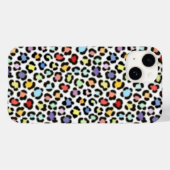 トレンディー数々のカラーLeopardファーエフェクトRptパターン Case-Mate iPhoneケース (裏面 (横))