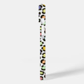 トレンディー数々のカラーLeopardファーエフェクトRptパターン Case-Mate iPhoneケース (裏面 / 左)