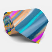 トレンディー数々の色ネオンサイケデリック ネクタイ (ロール)