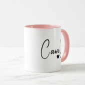 トレンディー文字カスタム大名モダンの評価 マグカップ (正面右)